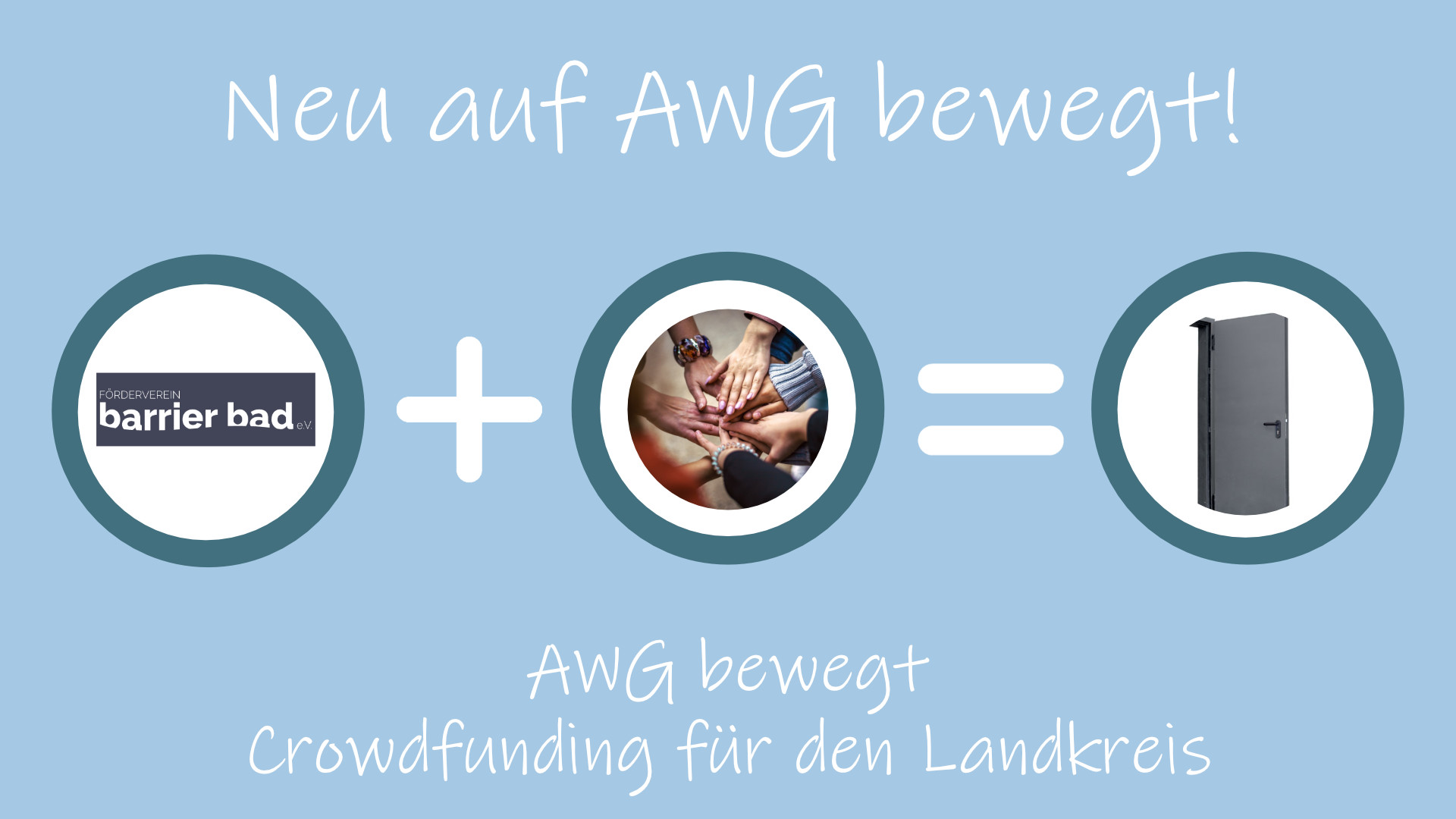 Eine Grafik zum Crowdfunding-Projekt des Fördervereins Barrier Bad.