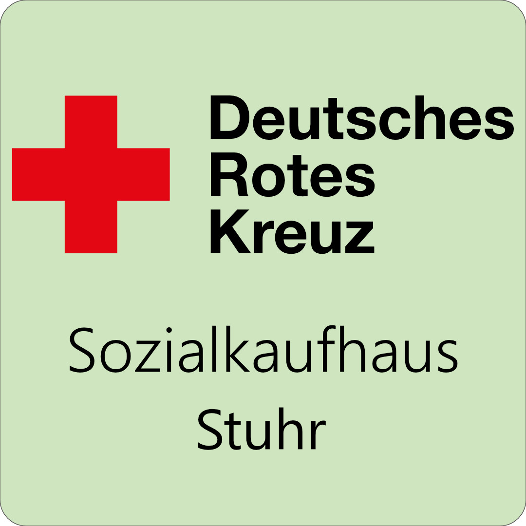 Logo DRK mit Zusatz Sozialkaufhaus Stuhr