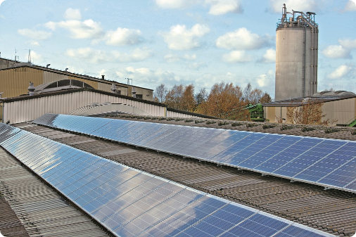 Photovoltaik-Anlage auf Dach